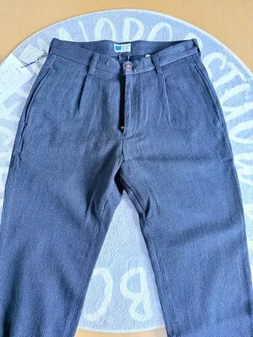 JAPANBLUE 데님 팬츠 S 턱 네이비 나염