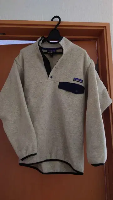 Patagonia 하프 지퍼 플리스 자켓 베이지