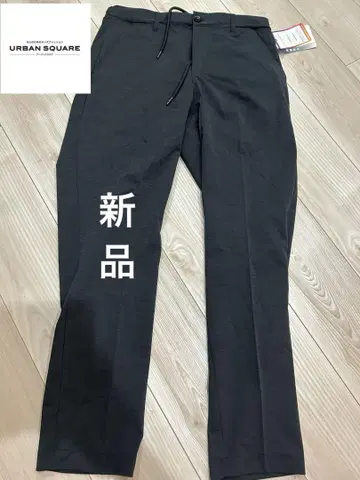 새상품 URBAN SQUARE 전방향 스트레치 팬츠 블랙 L 사이즈