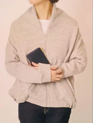 키나리노모루 파일 안감 집업