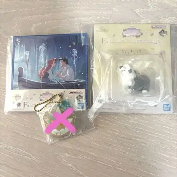 리틀 머메이드 캔버스 보드 키링 알라딘 디즈니 복권