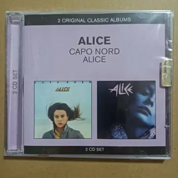ALICE 2CD Capo Nord / Alice 미개봉 새상품
