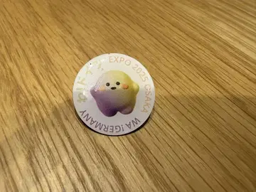 오사카 간사이 박람회 독일관 서큘러 핀 배지 3