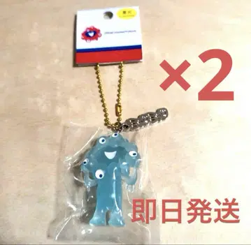 EXPO2025 미야쿠미야쿠 입체 PVC 키링 축광 2개 세트