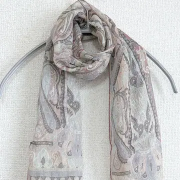 ETRO 에트로 페이즐리 무늬 린넨 실크 스톨 이탈리아제