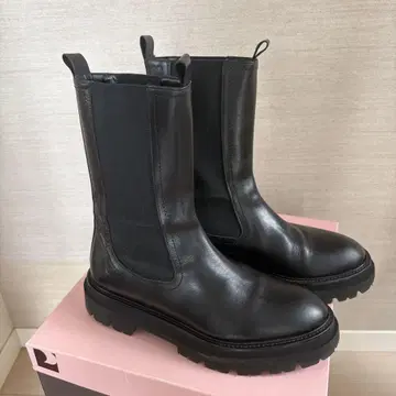 착용 적음 이에나 파스쿠치 첼시 부츠 37 23.5cm 익명 배송
