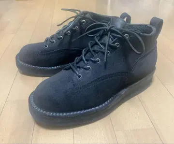 Nicks Boots OXFORD BLACK ROUGH OUT 9D