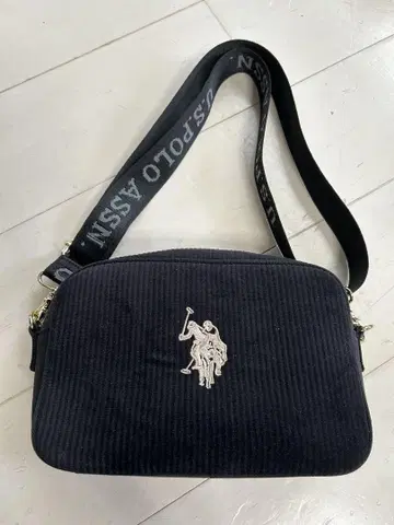 U.S. POLO ASSN. 코듀로이 숄더백