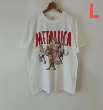 메탈리카 METALLICA 멤버 밴딩 T셔츠(L)A14