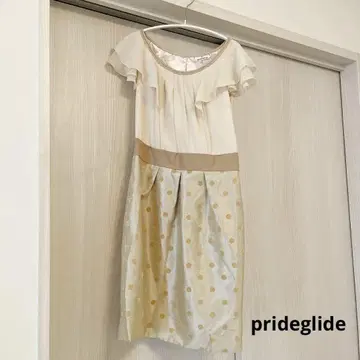 [ prideglide ] 프라이드글라이드 원피스 골드 온워드