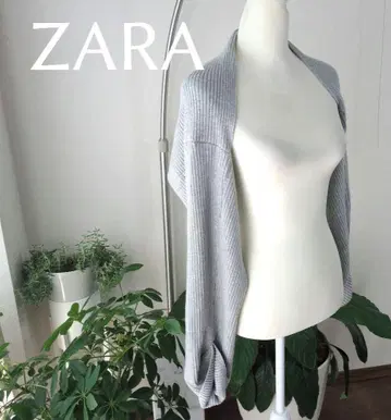 ZARA 자라 숏 기장 리브 니트 볼레로 겉옷