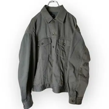 BEAMS 빔즈 데님 자켓 M 다크 그레이 계열