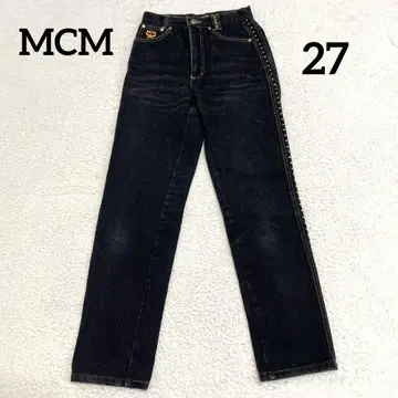 MCM MCM 스터드 골드 금장 장식 로고