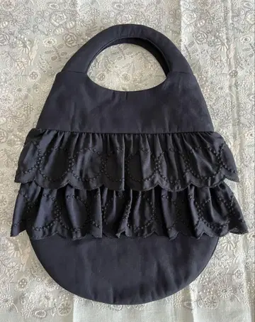 미나 페르호넨 탬버린 eggbag 프릴 미사용 새상품 택 포함
