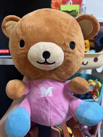 곰 모양 봉제 인형 백팩