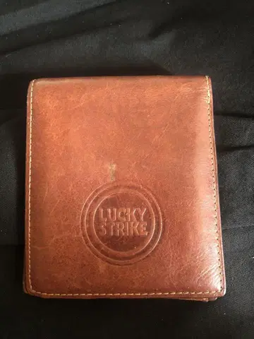 LUCKY STRIKE 가죽 지갑 럭키 스트라이크