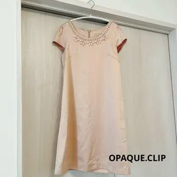 [ OPAQUE.CLIP ] 오파크 클립 원피스 자수