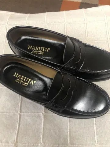 HARUTA 로퍼 블랙 24.5cm