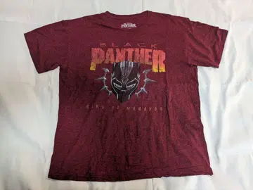 MARVEL BLACK PANTHER 티셔츠 구제 의류 L