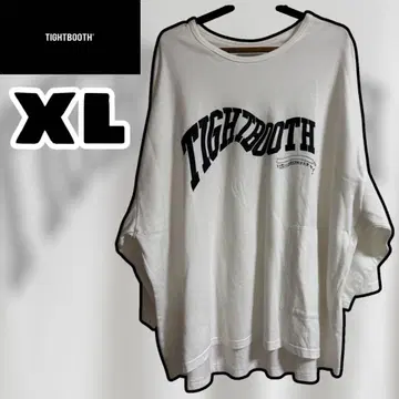 TIGHTBOOTH 7부 소매 티셔츠 XL 코튼 100%