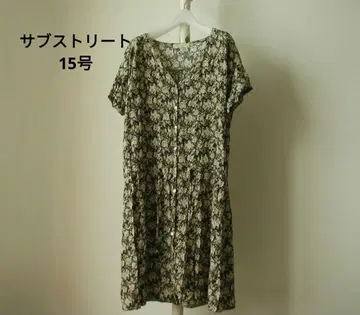 서브 스트리트 마이 스탠다드 15호 꽃무늬 반팔 원피스
