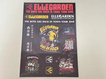 [ 미사용 새상품 ] ELLEGARDEN 2018 스티커 시트
