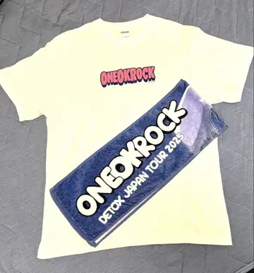 [새상품급] ONEOKROCK detox 투어 2025 티셔츠 타월 세트