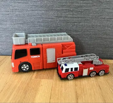 TOMICA 처음 토미카 소방차 사다리 달린 미니카 2대 세트
