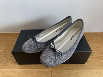 Repetto 발레 슈즈 글리터 그레이 37