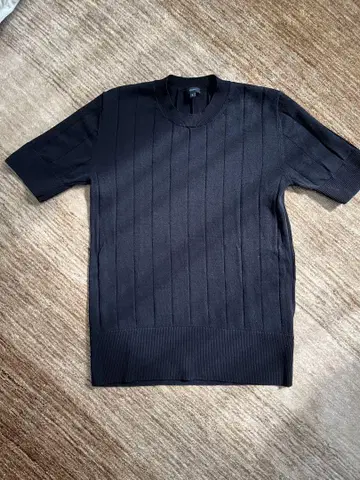 가격 인하 Joseph 블랙 스트라이프 반팔 니트