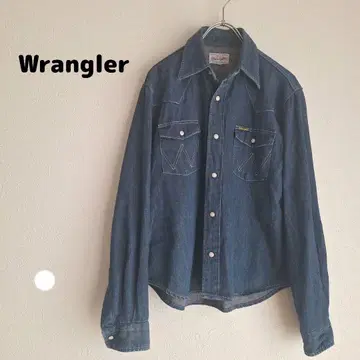 Wrangler 웨스턴 스타일 데님 셔츠 랭글러