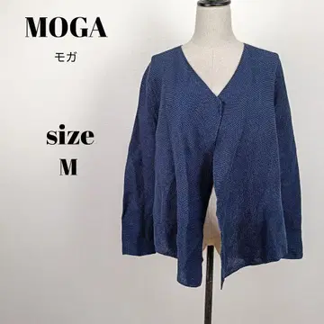[ a1962 ] MOGA 모가 긴팔 니트 가디건 2 네이비