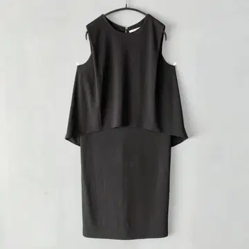 BEIGE, 레이어드 원피스 드레스 블랙 4 M 베이지 온워드