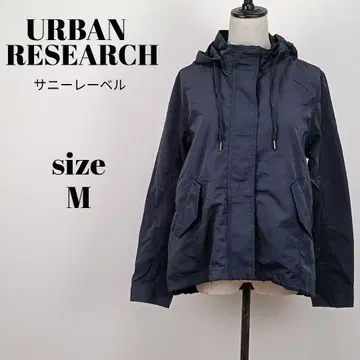 [ a1960 ] URBAN RESEARCH 마운틴 후드티 38 블랙