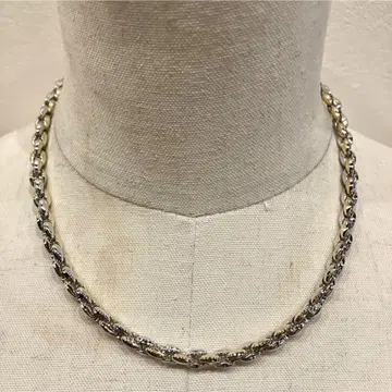 SILVER925 GOLD MIX 목걸이/실버/목걸이