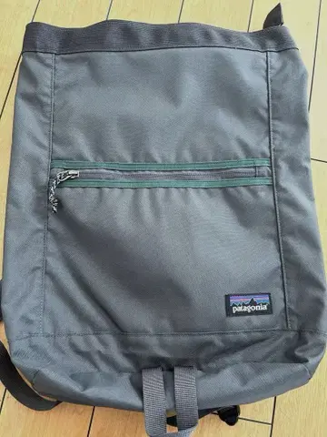 patagonia 그레이 x 그린 백팩