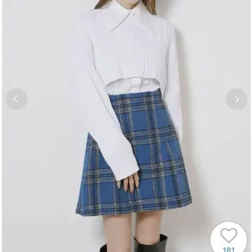 snidel 트위드 플레어 스커트 쇼츠
