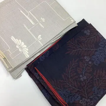 기모노 묶음 판매, 이중 기모노, , 리메이크 소재, 순수 실크 P621