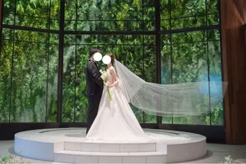 mirror mirror 웨딩 베일 롱 브라이덜