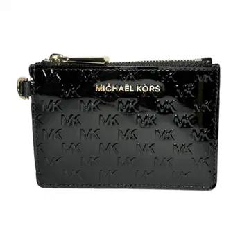 MICHAEL KORS 코인 케이스 블랙 동전 지갑