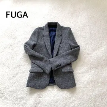 새상품급 FUGA 후가 그레이 테일러드 자켓 사이즈 44