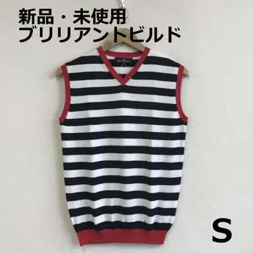 B0918A01 새상품 미사용 브릴리언트 빌드 골프 V넥 베스트