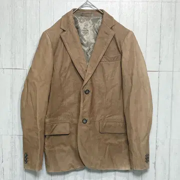 바나나리퍼블릭 가죽 테일러드 자켓 브라운 [ S ] 소가죽 남성용