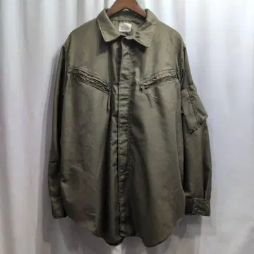 70's 76년제 미군 실물 Vintage U.S.ARMY 헬리크루 셔츠