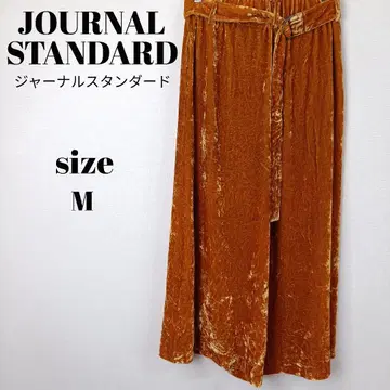 [ a1964 ] JOURNAL STANDARD 벨로아 팬츠 38 카멜