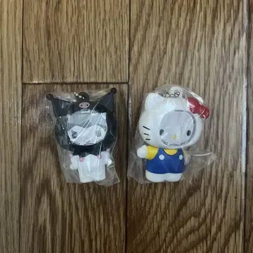 산리오 사진 프레임 마스코트 헬로키티 쿠로미 SET