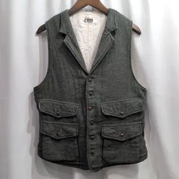 FOB FACTORY F.O.B. 팩토리 코튼 울 베스트 S