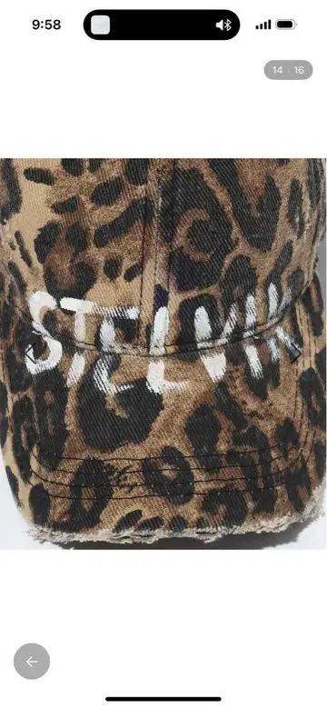 JEANASIS 페인트 로고 CAP