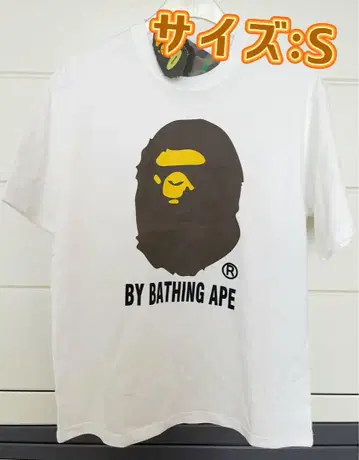 BY BATHING APE 화이트 T 셔츠 S