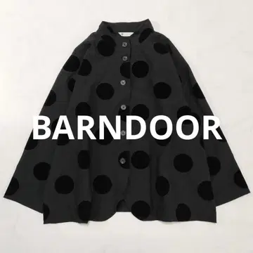 BARNDOOR/바인더 플로키 도트 프린트 자켓